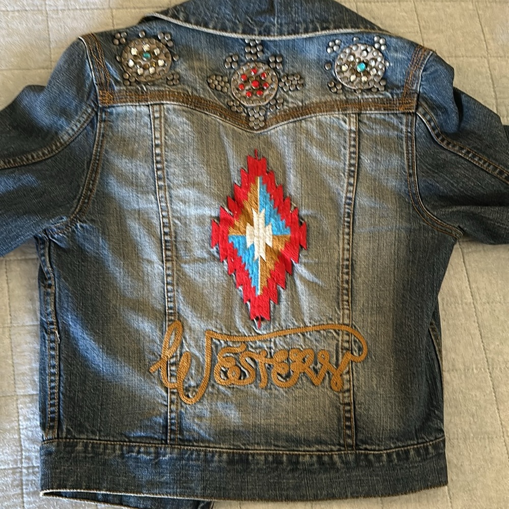Vintage branded WESTERN Denim Jacket Preloved